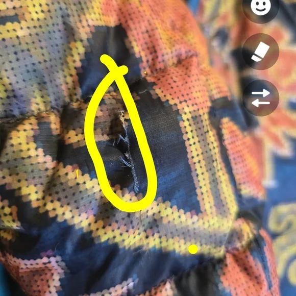 Burton Ak Multicolor Floral Puffer Jacket - Picture 6 of 6